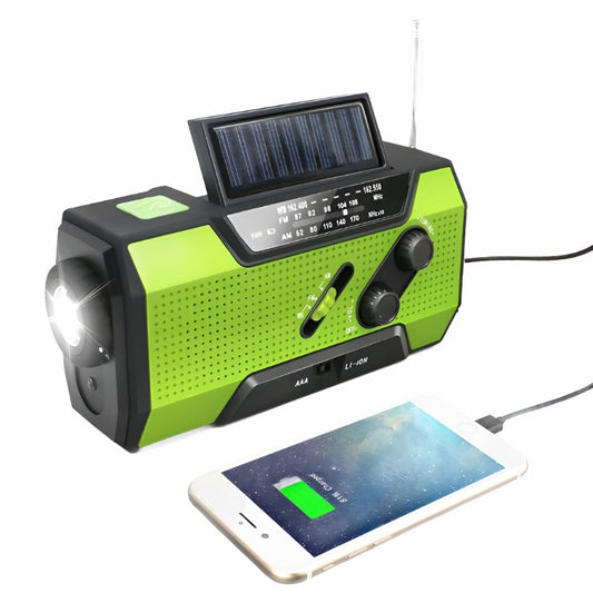 Crank Solar Radio with Portable PowerBank