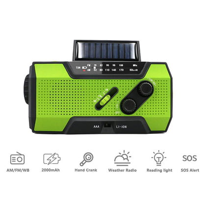 Crank Solar Radio with Portable PowerBank