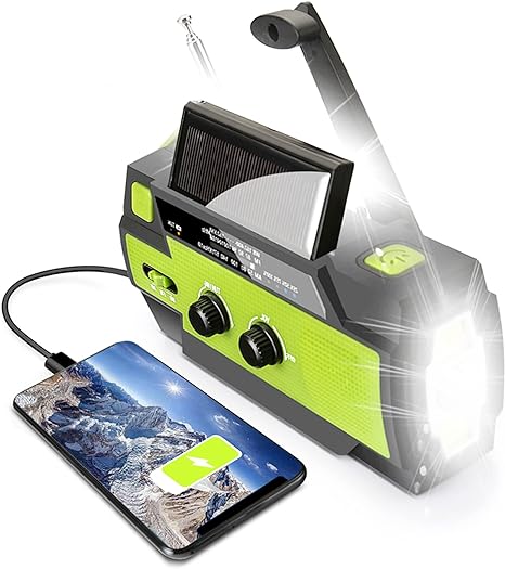 Crank Solar Radio with Portable PowerBank