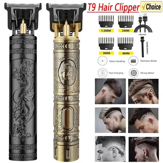 T9 Hair Clipper Beard Shaving Body Hair Trimmer Clippers Electric Hair Cutting Machine Professional Barber Men Trimmer Shaver