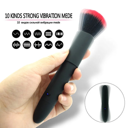 3-in-1 Portable USB Rechargeable Electric Massage Makeup Brush , Soft washable makeup , concealer and brush , professional makeup tools for home & travel