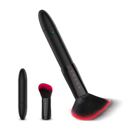 3-in-1 Portable USB Rechargeable Electric Massage Makeup Brush , Soft washable makeup , concealer and brush , professional makeup tools for home & travel