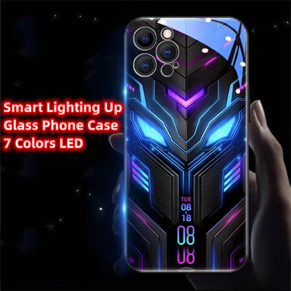 LED Light Up Glowing Case Cover For iPhone